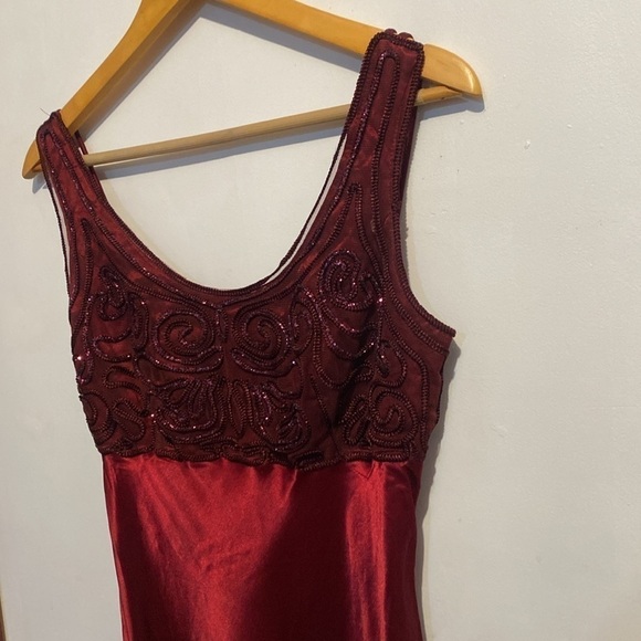 Y2K Kiki USA Medium Satin Maxi Dress - Picture 7 of 11